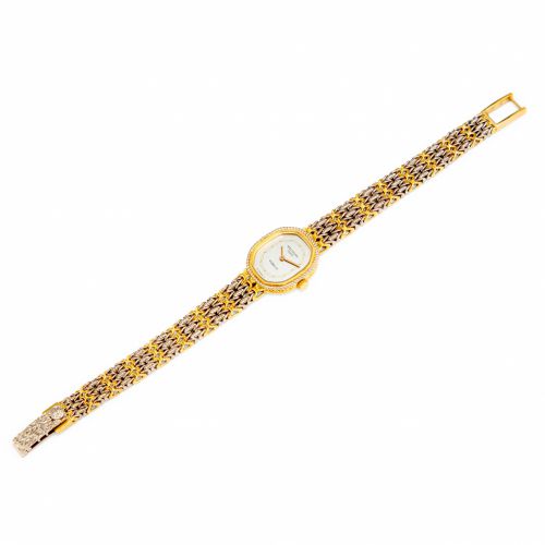 Patek Philippe. A fine 18K two color gold lady's bracelet watch
