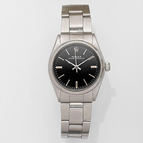 Rolex. A stainless steel automatic bracelet watch