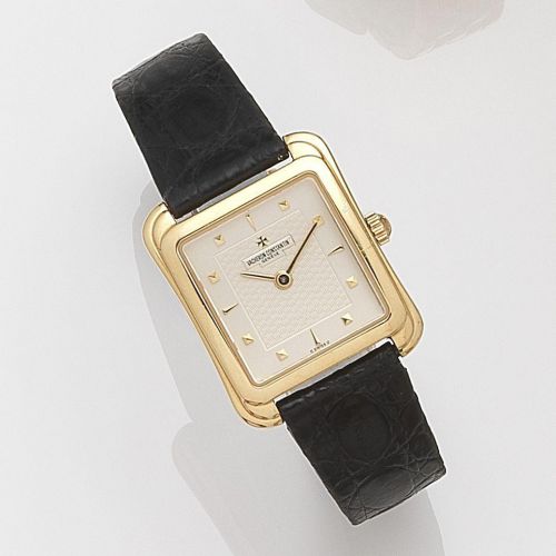 Vacheron & Constantin. A lady's 18ct gold manual wind wristwatch