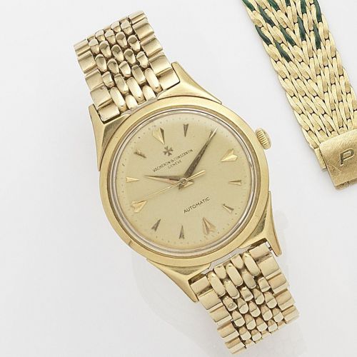 Vacheron & Constantin. An 18ct gold automatic bracelet watch