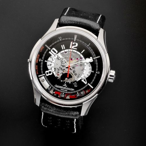 Jaeger-LeCoultre. A titanium automatic calendar chronograph wristwatch