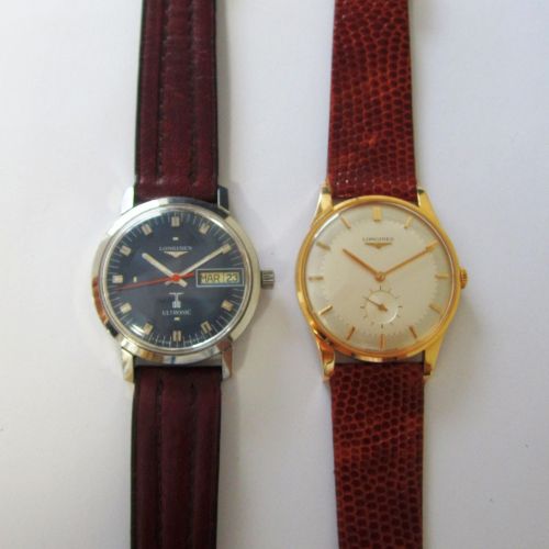 A lot of two Longines wristwatches (AF)