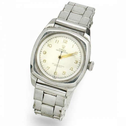 Rolex. A mid-sized stainless steel automatic chronometer bracelet watch