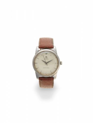 Omega. A stainless steel automatic wristwatch