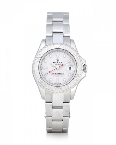 Rolex. A lady's stainless steel automatic wristwatch with date