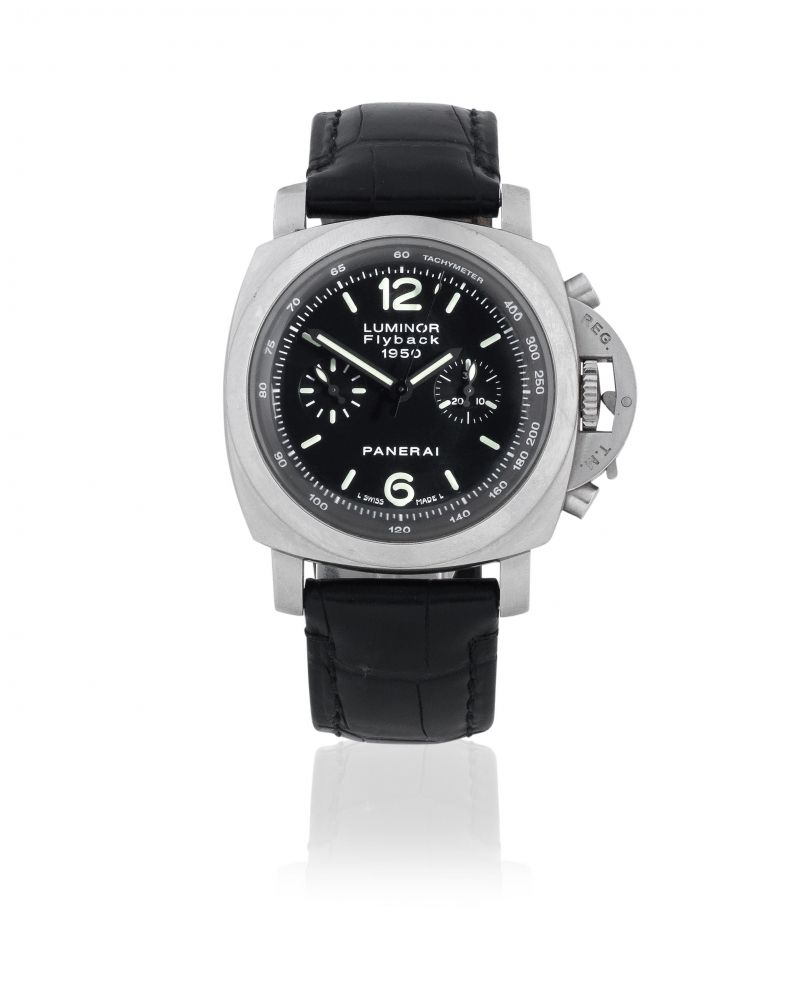 Panerai. A flyback chronograph wristwatch