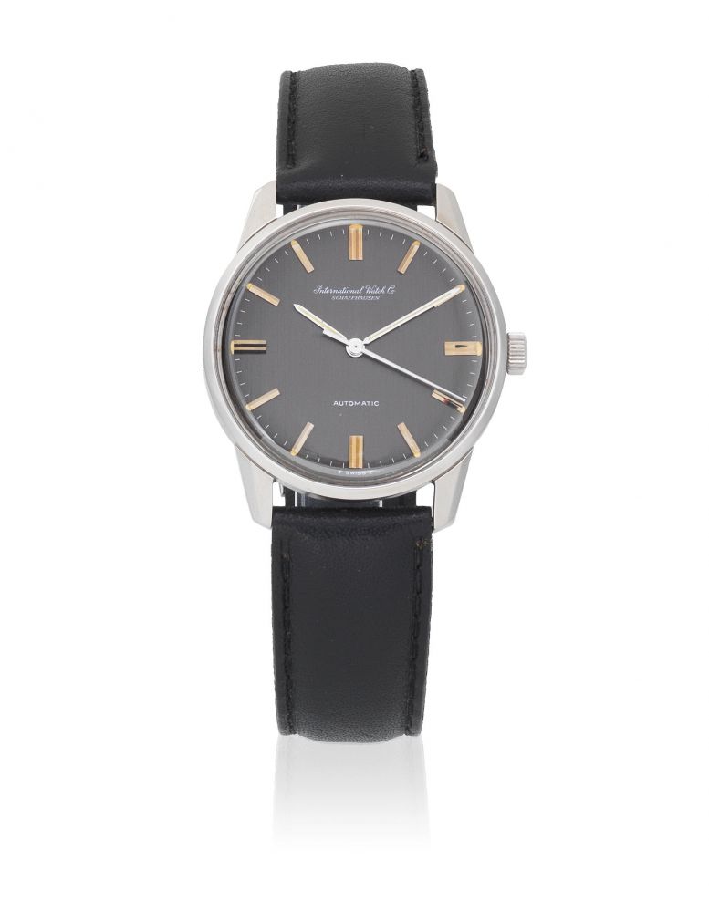 International Watch Company. A stainless steel automatic wristwatch