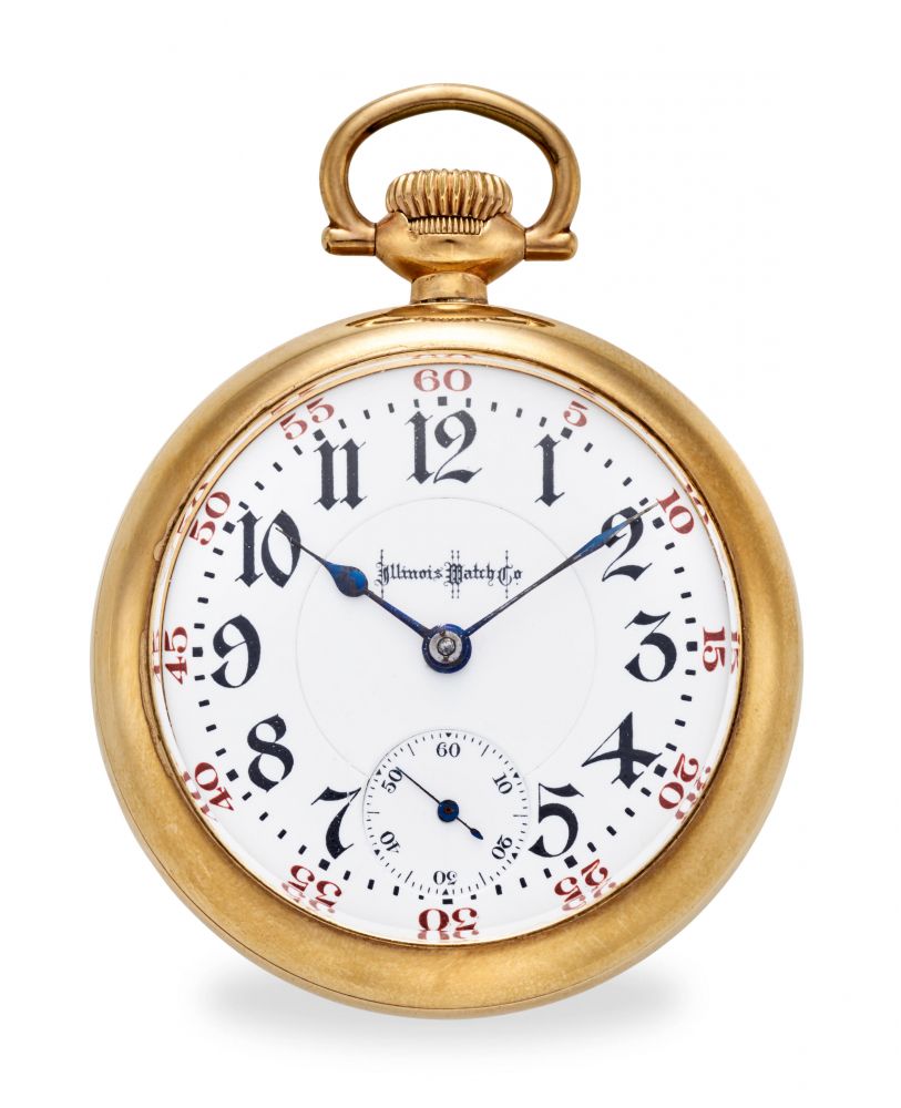 ILLINOIS WATCH CO. A FINE GOLD FILLED RAILROAD WATCH