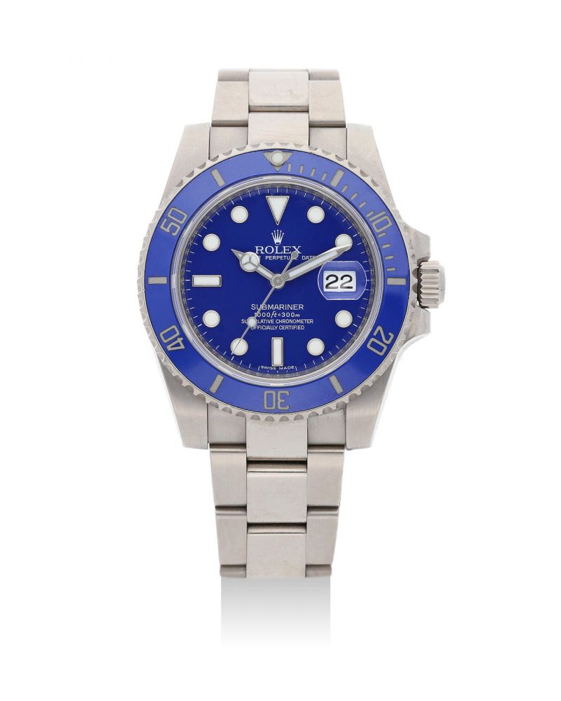 Rolex | Submariner Ref.116619LB, A White Gold Bracelet Watch with Date, Circa 2011