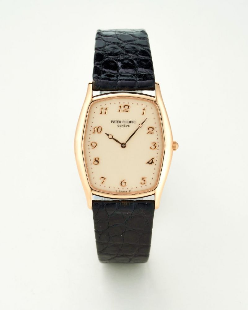 Patek Philippe | Gondolo Ref.3842, A Rare Pink Gold Wristwatch, 1992