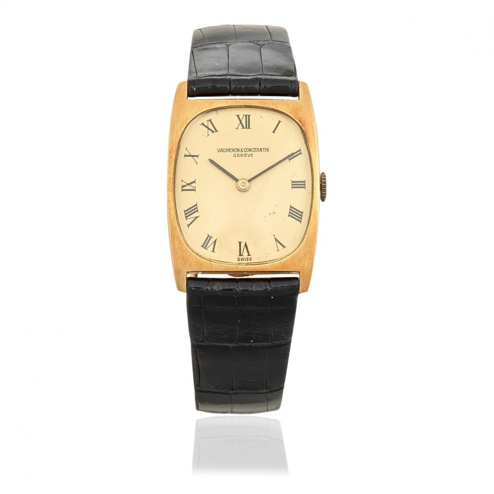 Vacheron & Constantin. An 18K gold manual wind wristwatch
