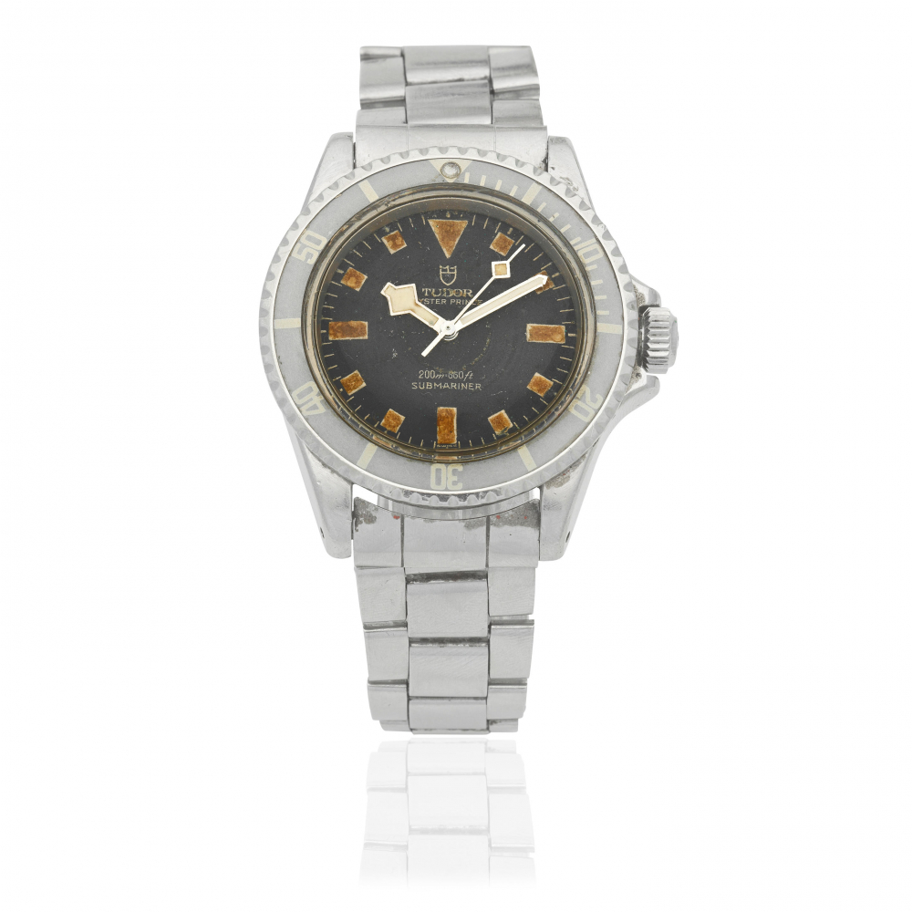 Tudor. A stainless steel automatic bracelet watch
