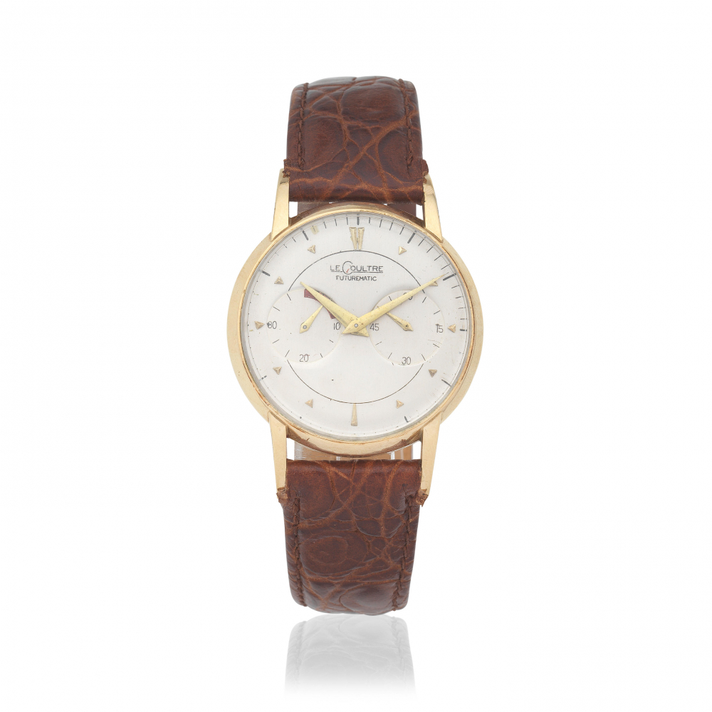 Jaeger-LeCoultre. A 10K gold filled automatic wristwatch with power reserve