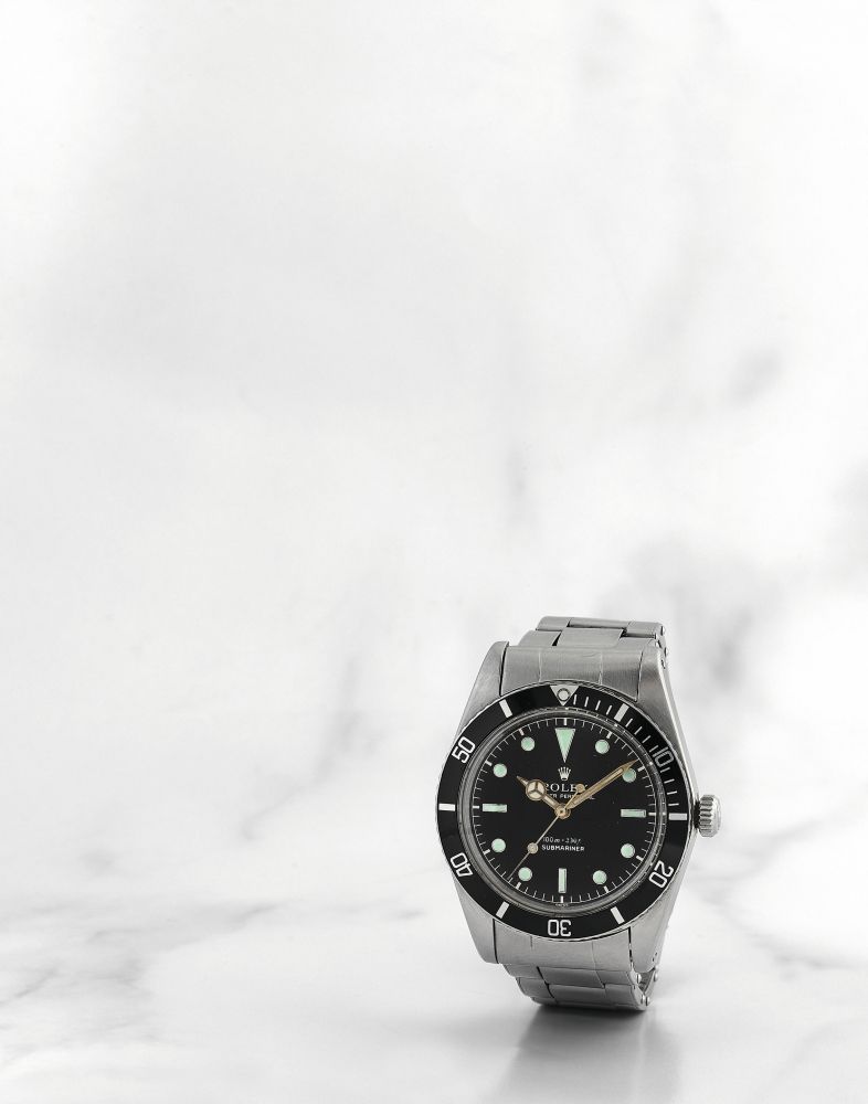 Rolex. Montre bracelet en acier mouvement automatique