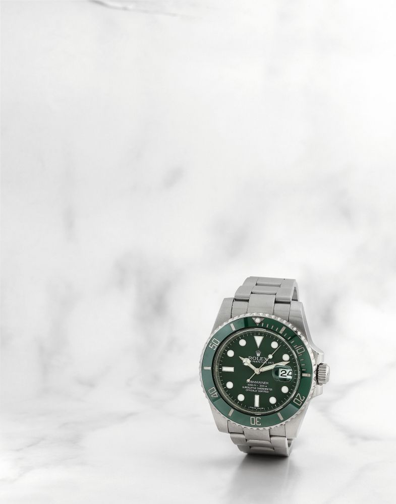 Rolex. Belle montre bracelet en acier avec date mouvement automatique