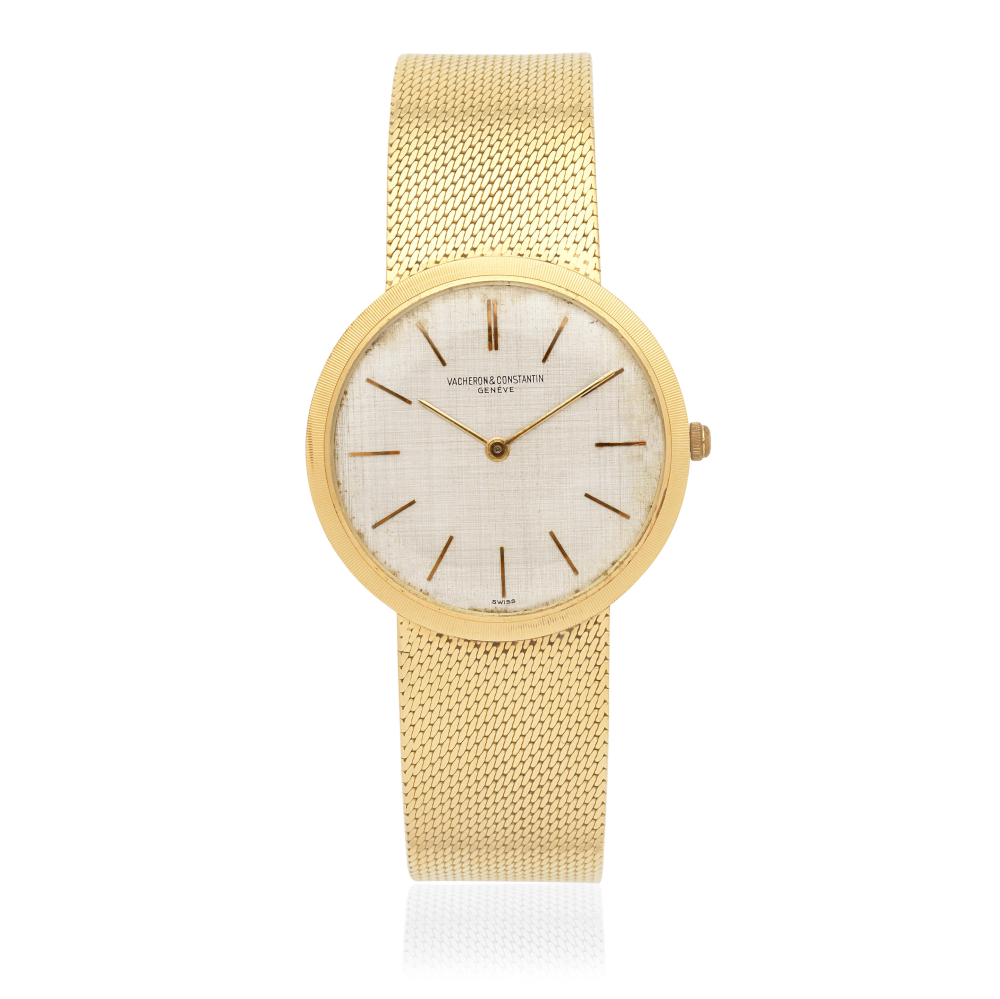 Vacheron & Constantin. An 18K gold manual wind bracelet watch