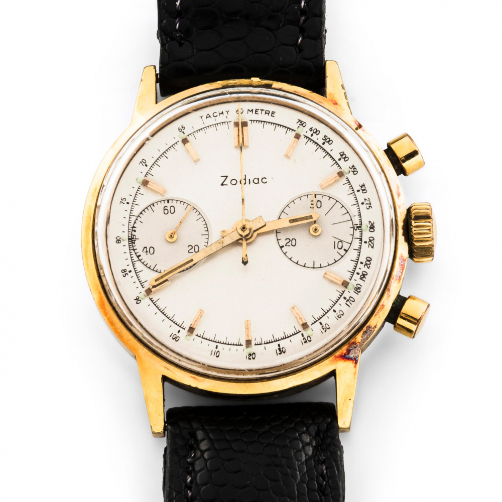 Zodiac Two Register Chronograph Wristwatch