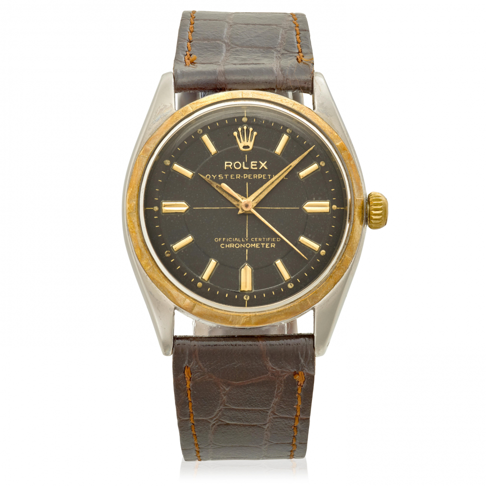 ROLEX. A STAINLESS-STEEL AUTOMATIC WRISTWATCH