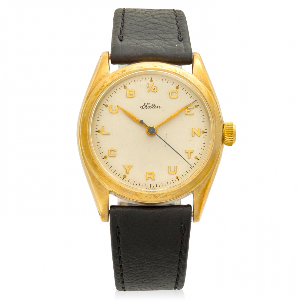 ROLEX. A 14K GOLD MANUAL WINDING WRISTWATCH