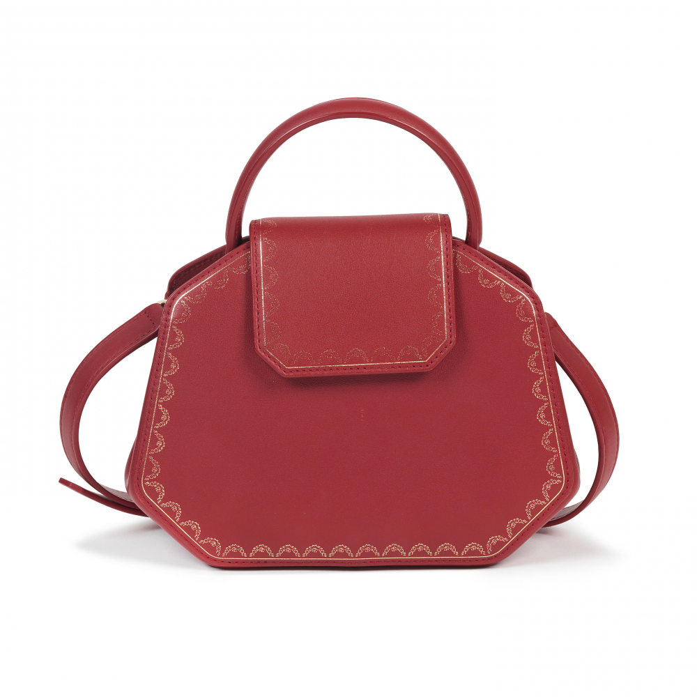 Cartier: a Red Mini Guirlande de Cartier Bag