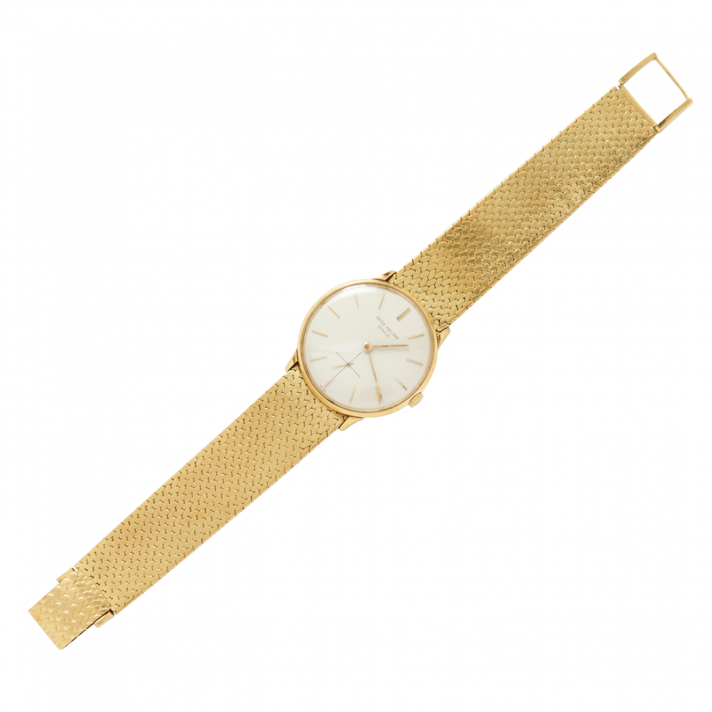 PATEK PHILIPPE & CO.: AN 18K GOLD WRISTWATCH