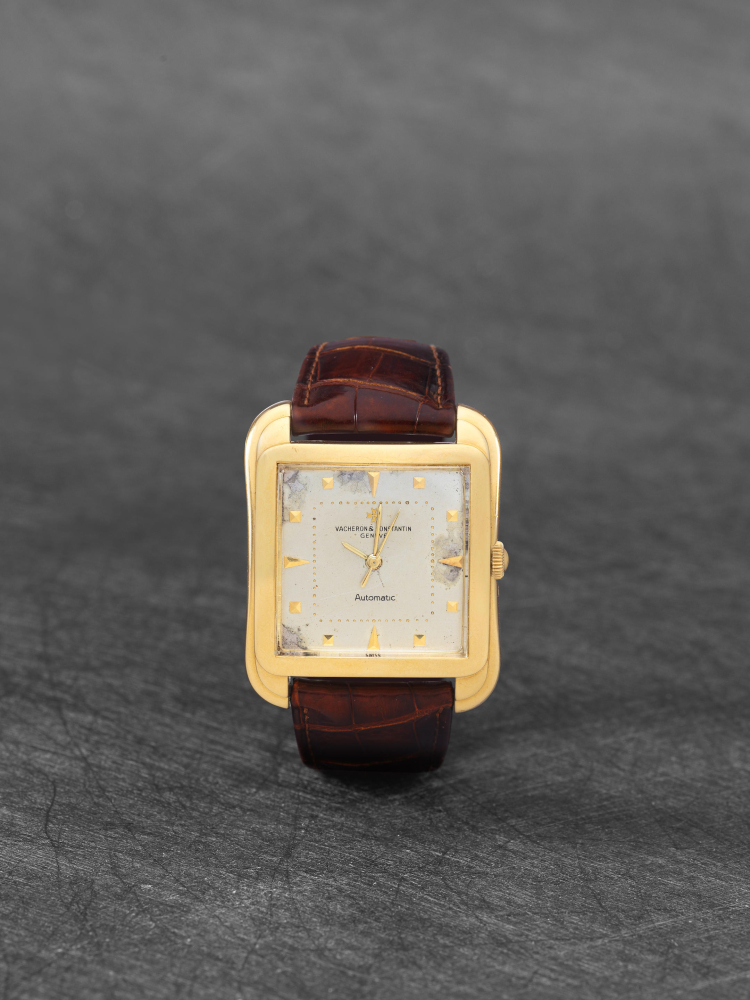 Vacheron & Constantin. A rare and unusual 18K gold automatic wristwatch