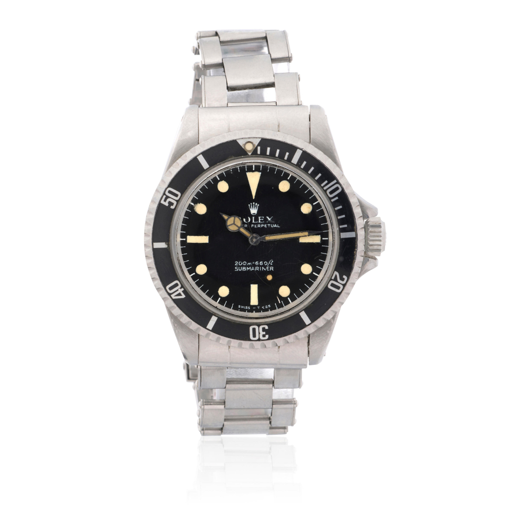 Rolex. A stainless steel automatic bracelet watch offered on behalf of the family of the original owner