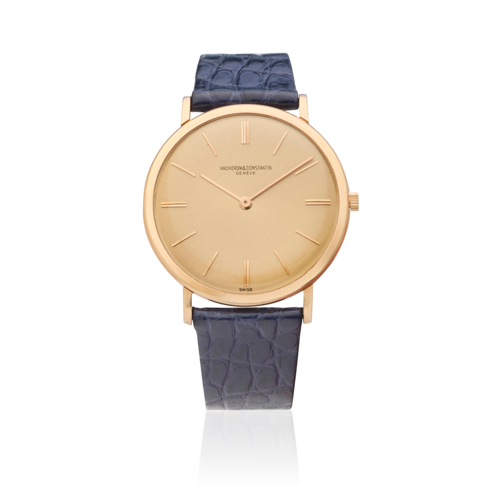 Vacheron & Constantin. A slim 18K gold manual wind wristwatch