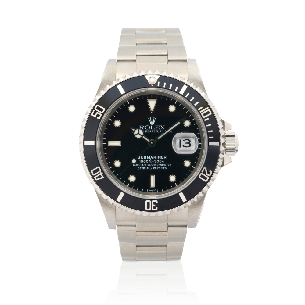 Rolex. A stainless steel automatic calendar bracelet watch presented to Gary Lewin to commemorate Arsenal's 1997-98 double winning season