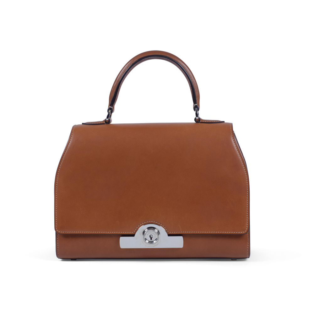 Moynat: a Cognac Natural Calfskin Rejane PM Bag