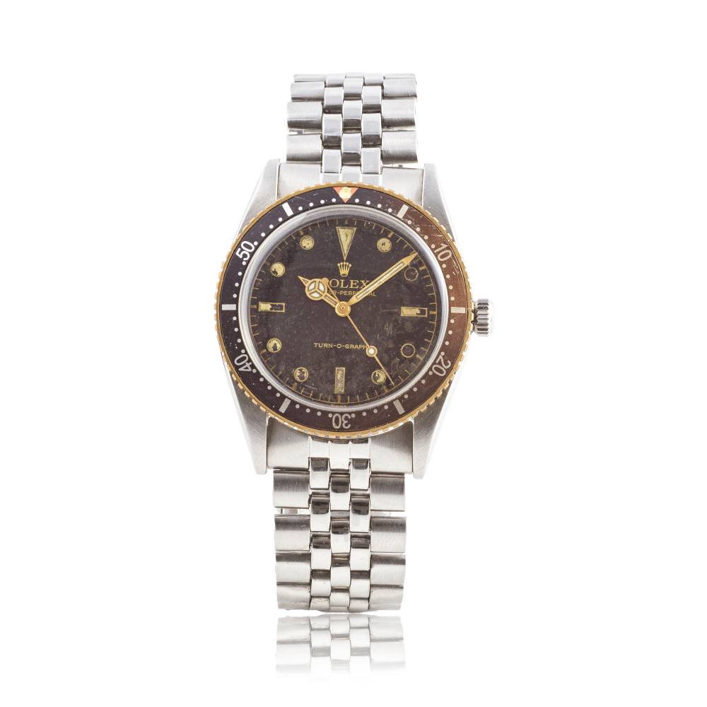 Rolex. A stainless steel automatic bracelet watch