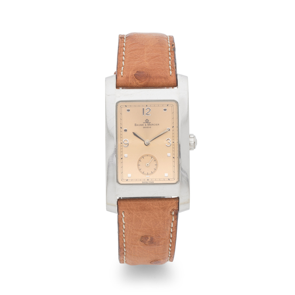 Baume & Mercier. A lady's stainless steel quartz wristwatch
