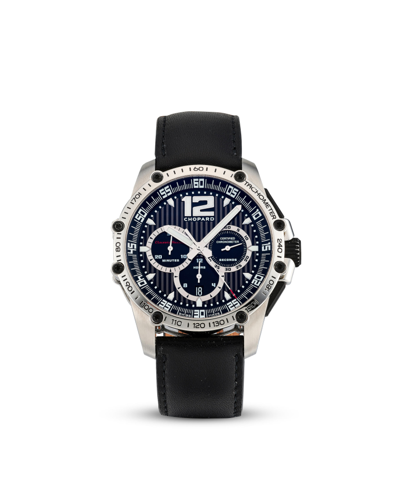 CHOPARD | CLASSIC RACING SUPERFAST, REF.8523, A STAINLESS STEEL CHRONOGRAPH WRISTWATCH WITH DATE, CIRCA 2010