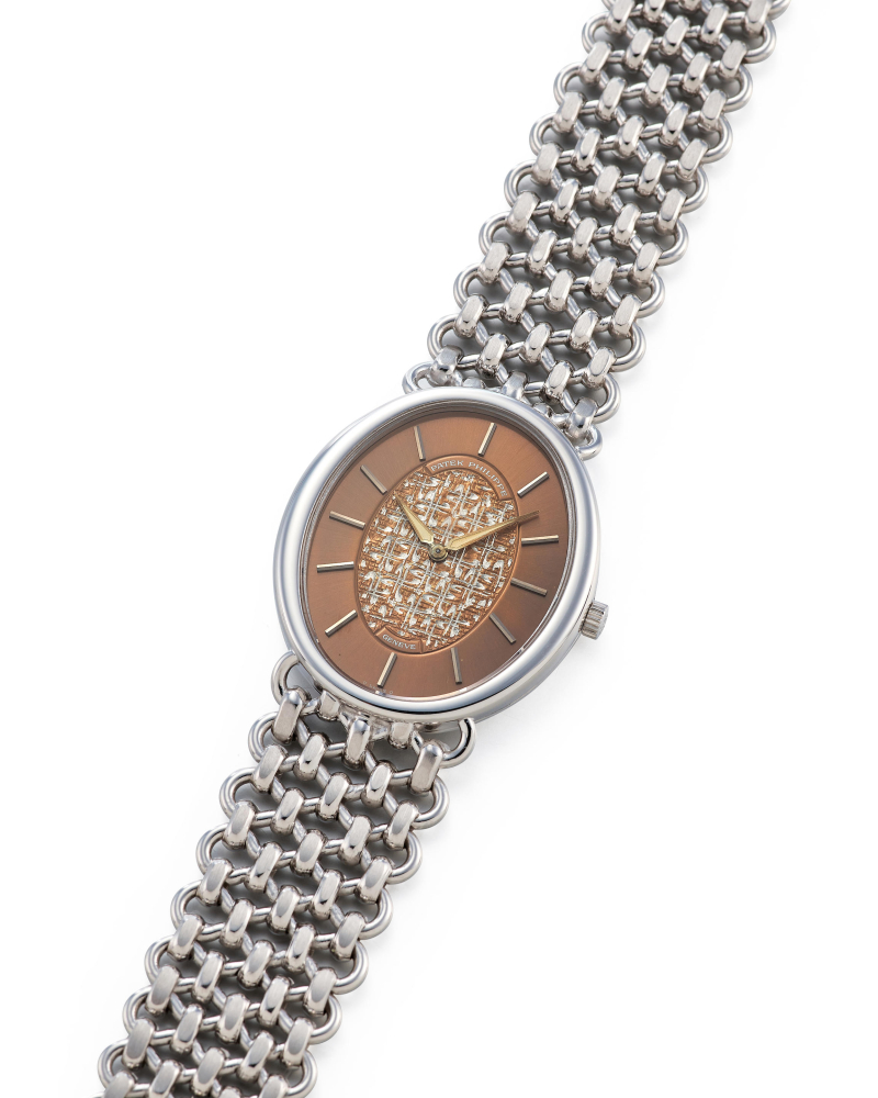 PATEK PHILIPPE | REF.3798/3, A WHITE GOLD BRACELET WATCH, CIRCA 1970