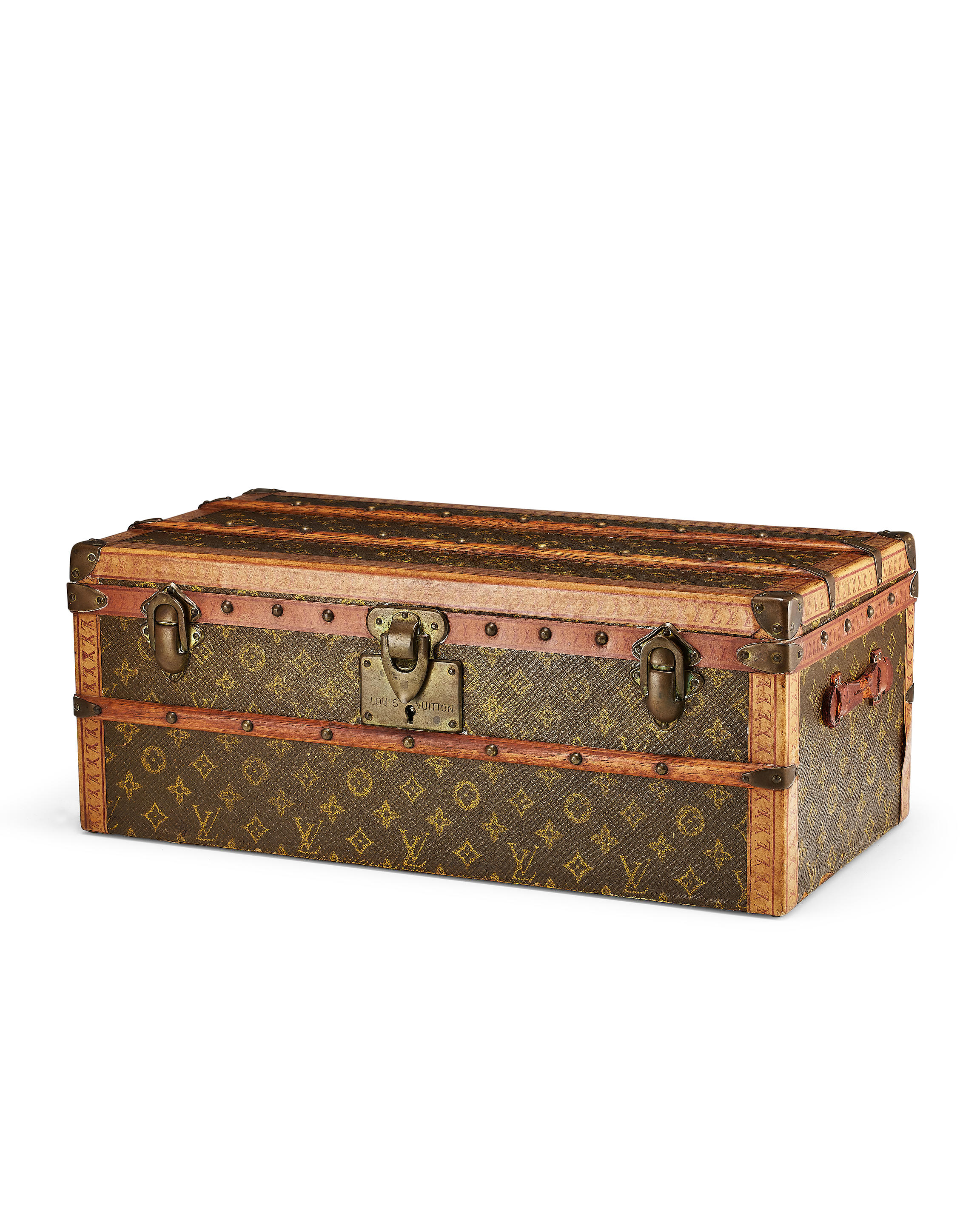 LOUIS VUITON: EXTREME RARE 'MALLE FLEURS' 1910-1920s