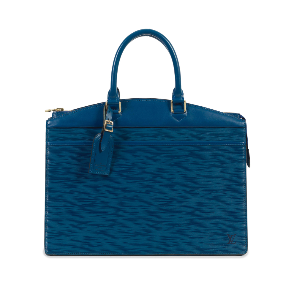 Louis Vuitton: a Blue Epi Leather Riviera Bag