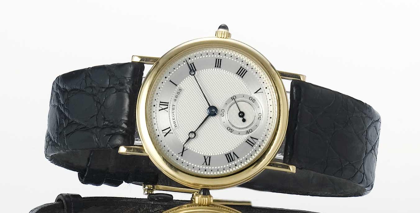 Breguet. A fine 18ct gold wristwatch