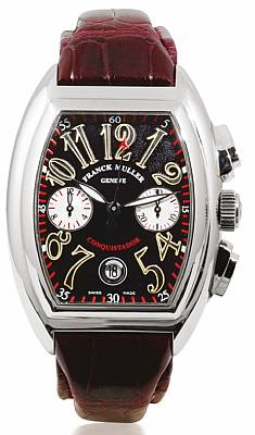 Franck Muller. A fine stainless steel automatic chronograph calendar wristwatch