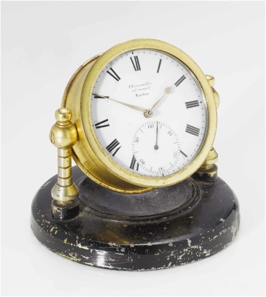 James Murray, London. An early 19th century pocket watch in a brass stand