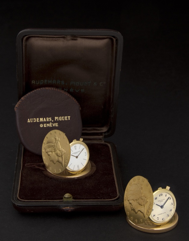 Audemars Piguet. A fine 20 dollar gold piece pocket watchCase no. 12377, Movement no. 67961