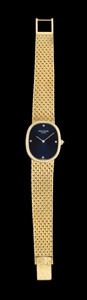 Patek Philippe. A fine 18K gold and diamond bracelet watch
