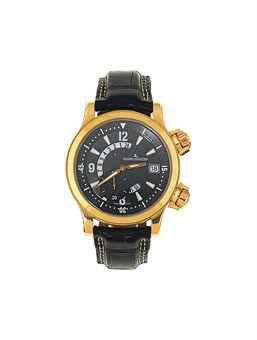 An automatic dual-time Master Compressor Dualmatic 24 hour wristwatch, by Jaeger LeCoultre