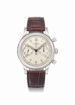 Longines. A fine, large and very attractive stainless steel flyback chronograph wristwatch with luminous numerals