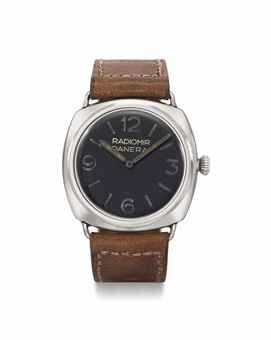 Rolex, made for Panerai. A rare and large stainless steel cushion-shaped diver's wristwatch with colour-change dial