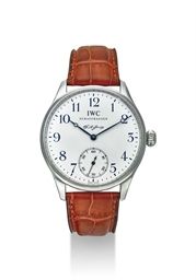 IWC. A STAINLESS STEEL LIMITED EDITION WRISTWATCH, MADE TO COMMEMORATE FLORENTINE ARISTO JONES, THE FOUNDER OF IWC