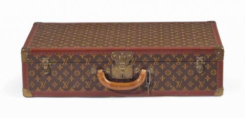 VALISE ALZER 70 EN TOILE MONOGRAM, GARNITURE EN LAITON DORÈ