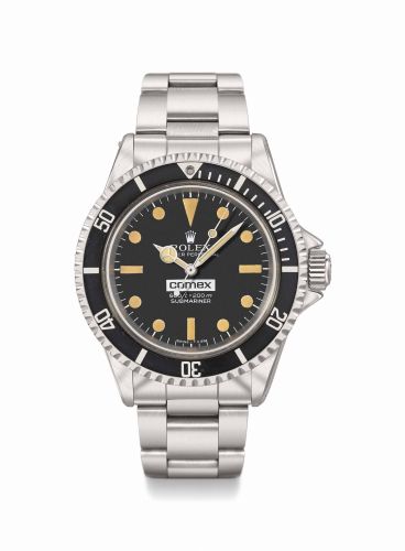 Rolex. A very rare stainless steel automatic wristwatch with sweep centre seconds, gas escape valve and bracelet, made for COMEX