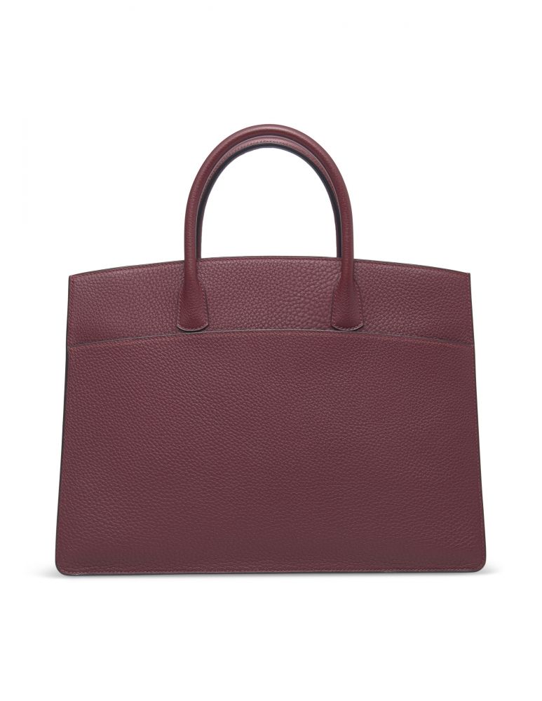 A ROUGE H FJORD LEATHER WHITEBUS 40 WITH GOLD HARDWARE HERMÈS, 2001