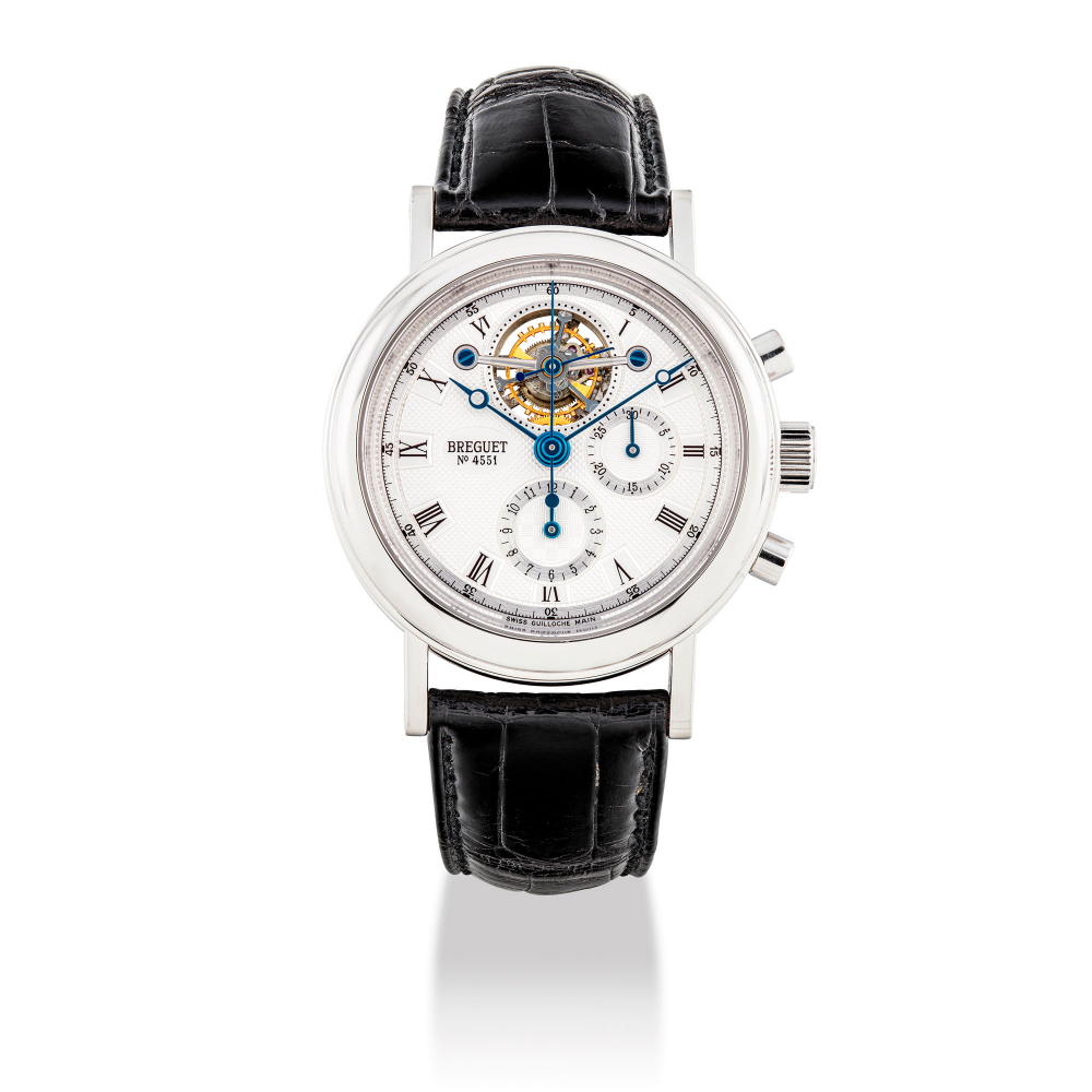 BREGUET, PLATINUM TOURBILLON CHRONOGRAPH, REF. 3577 -