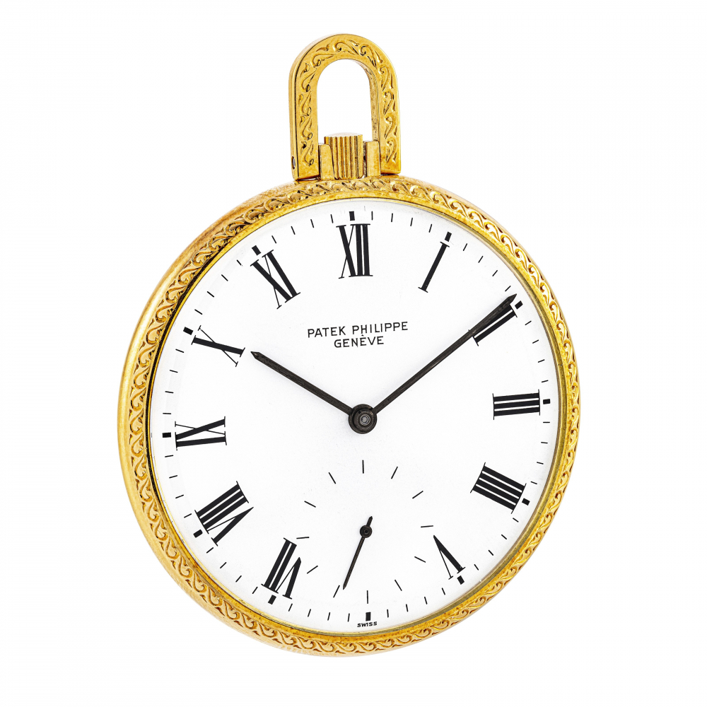 PATEK PHILIPPE, GOLD WITH ENGRAVINGS, REF. 866/118 -